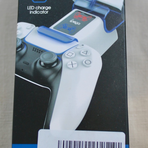 PS5 Controller Charger with Thumb Grip Kit, Dual Sense Charging Station - Picture 9 of 9